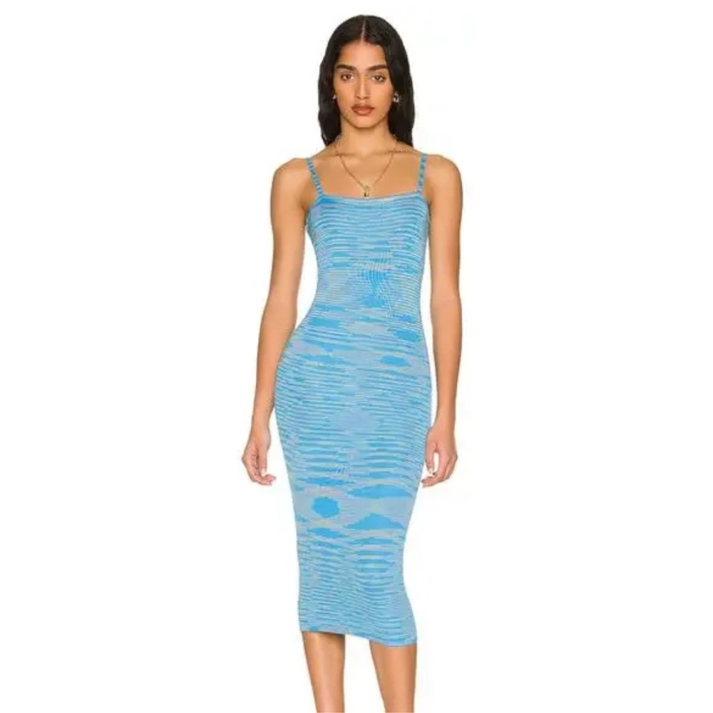 SNDYS. Blue Knit Dress